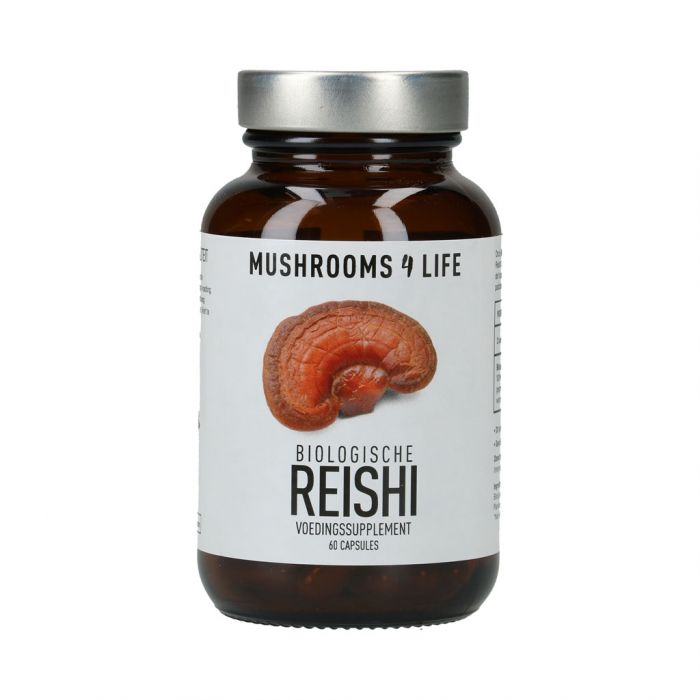 Reishi Mushroom Capsules Organic - mushroomsupplements.nl